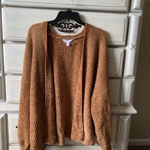 Velvet cardigan